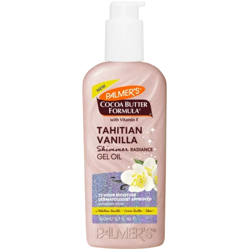 Palmer’s Cocoa Butter Tahitian Vanilla Shimmer Radiance Gel Oil 150ml / 5.1floz
