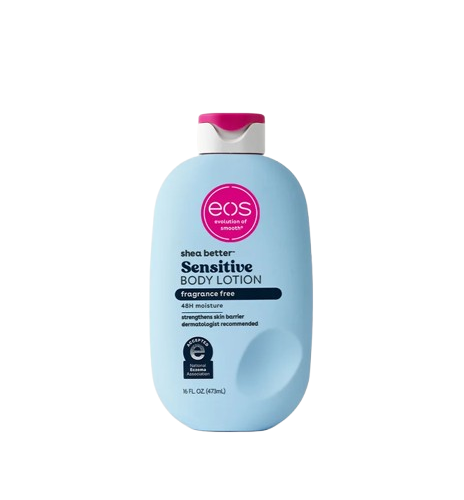 EOS Shea Better Sensitive Body Lotion (Fragrance free) 16fl oz (473ml)