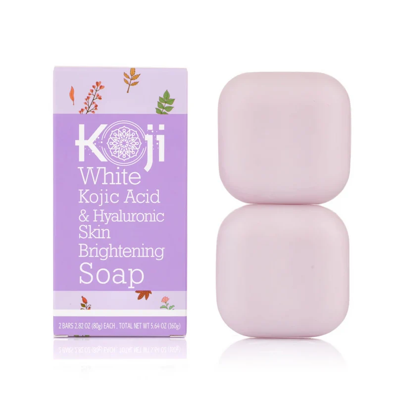 Koji White Kojic Acid And Hyaluronic Acid Skin Brightening Soap ( 2.82 Oz / 2 Bars ) 1 Koji White Kojic Acid And Hyaluronic Acid Skin Brightening Soap ( 2.82 Oz / 2 Bars )