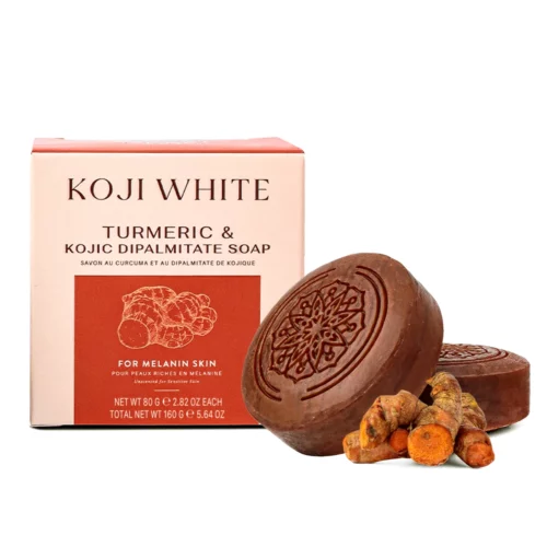 Koji White Tumeric & Kojic Dipalmitate Soap 2 Bars 80g