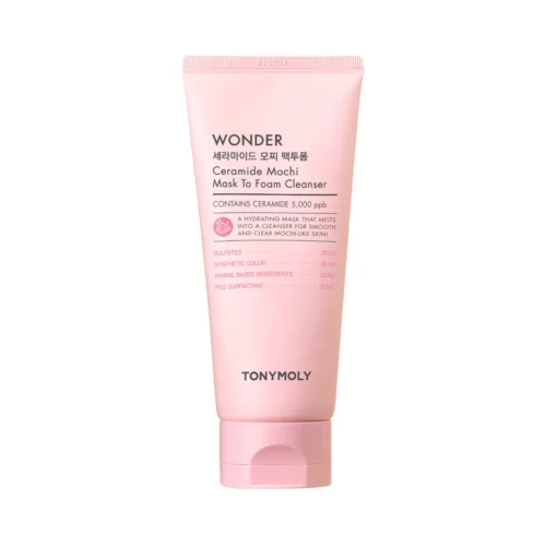 Tonymoly Wonder Ceramide Mochi Mask To Foam Cleanser 120ml